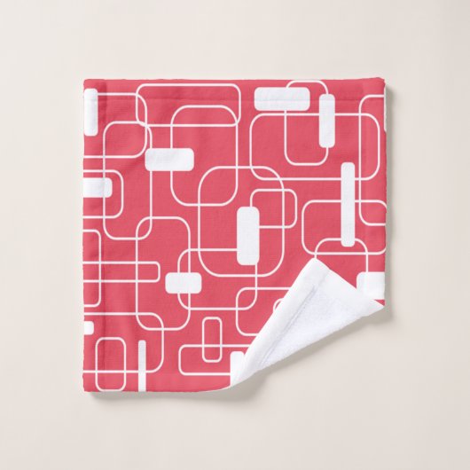 Open & Closed Rectangles Bad Handdoek (Wasdoekje)
