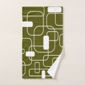 Open & Closed Rectangles Bad Handdoek (Handdoek)