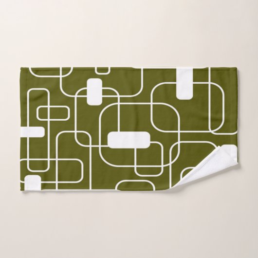 Open & Closed Rectangles Bad Handdoek (Handdoek)