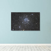 Open cluster M52 in Cassiopeia Canvas Afdruk (Insitu (Houten vloer))