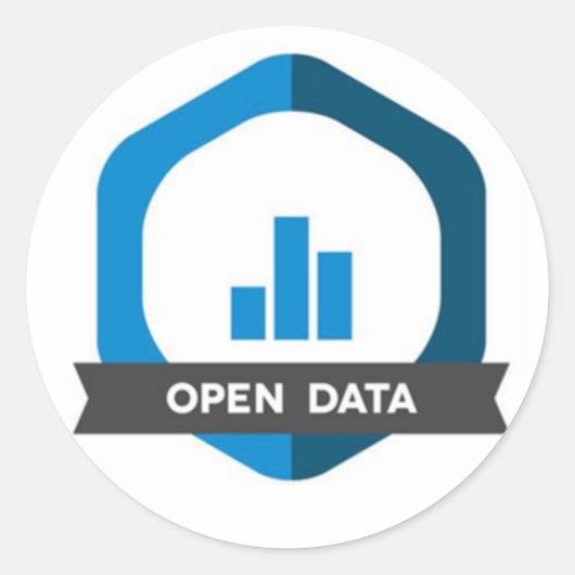 Open Data Sticker Badge (Voorkant)