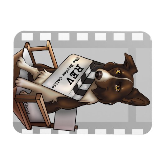 Open de border collie magneet (Horizontaal)