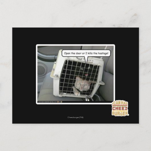 Open de deur briefkaart (Voorkant)