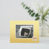 Open de deur briefkaart (Staand voorkant)