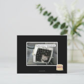 Open de deur briefkaart (Staand voorkant)