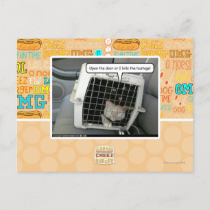 Open de deur briefkaart