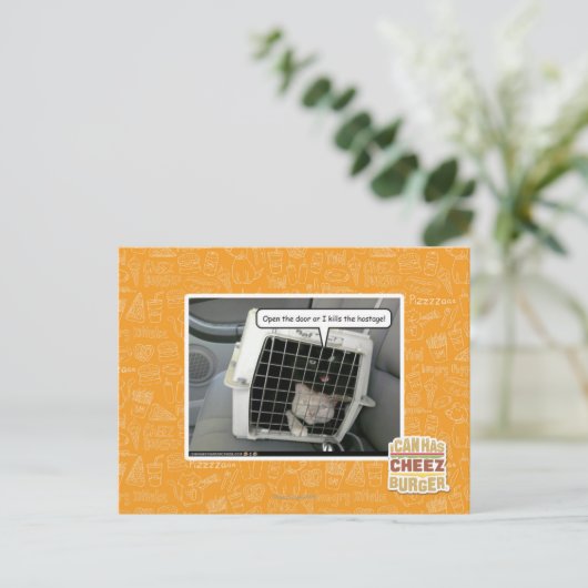 Open de deur briefkaart (Staand voorkant)