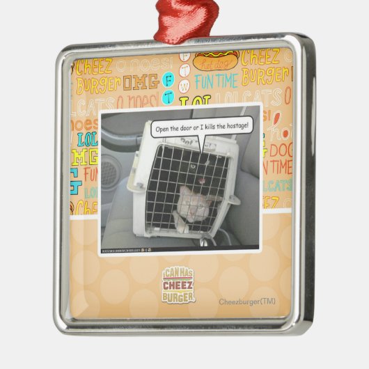 Open de deur metalen ornament (Links)