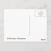 Open de deur naar mijn hart briefkaart (Achterkant)