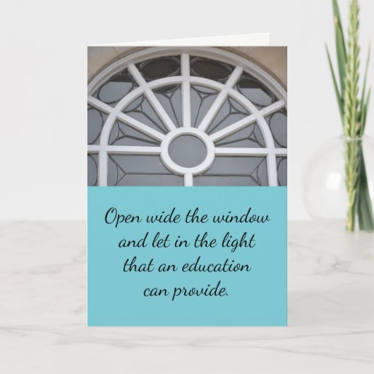 Open de Kaart van het Afstuderen van de Hoge Schoo (Voorkant)