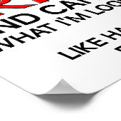 Open de koelkast grappige poster (Hoek)