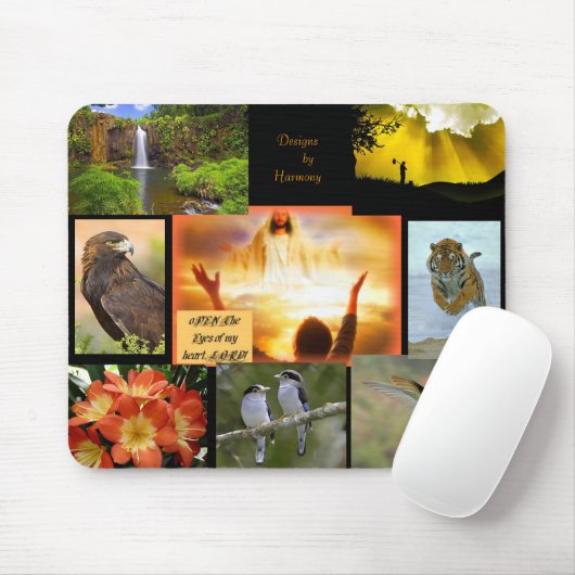 Open de ogen van mijn Heart Lord Mousepad Muismat (Met muis)