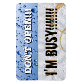 Open de vaatwasser niet Grote vinylmagneet Magneet (Verticaal)