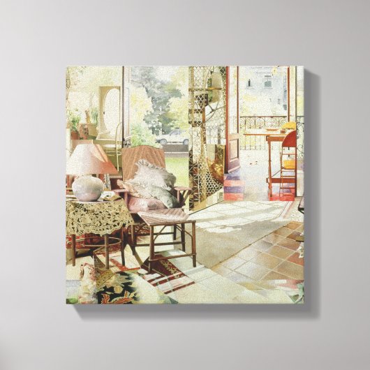 Open deur 1987 canvas afdruk (Voorkant)