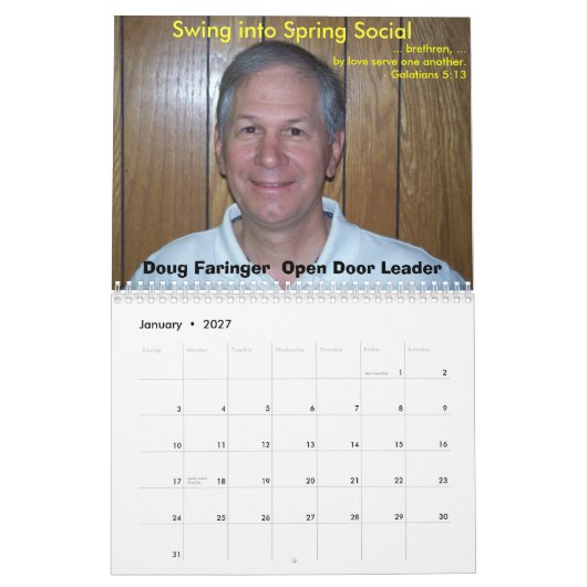 Open deur 2010 Agenda Kalender (Jan 2027)