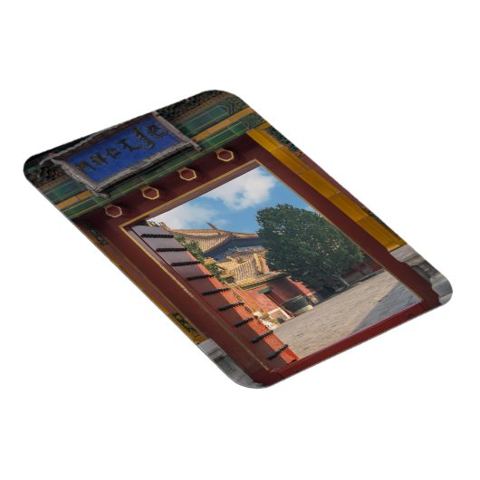 Open deur in de verboden stad - Beijing, China Magneet (Rechterzijde)