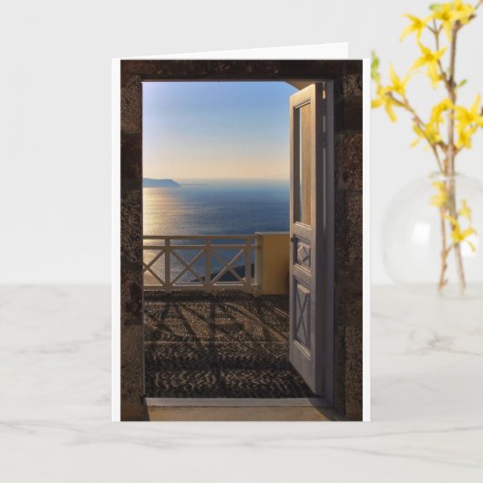 Open deur kaart (Gele Bloem)