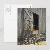 Open deur met schroefdraad briefkaart (Voorkant / Achterkant)