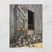 Open deur met schroefdraad briefkaart (Voorkant)