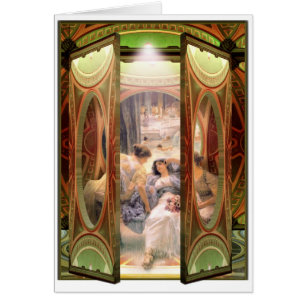 Open deur naar de baden