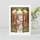 Open deur naar de baden kaart (Staand voorkant)