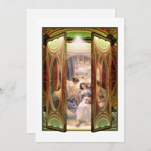 Open deur naar de baden kaart (Voorkant / Achterkant)