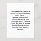 Open deur - uniek kleuterschilderij met kleine vin flyer (Achterkant)