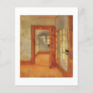 Open deur unieke kleine folder hand-out deur schil
