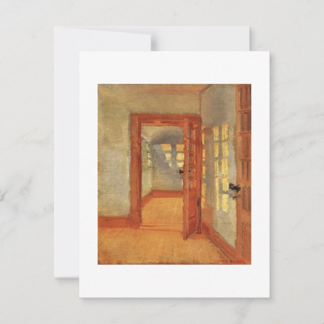Open deur, zonnige impressionist interieur Anna An (Voorkant)