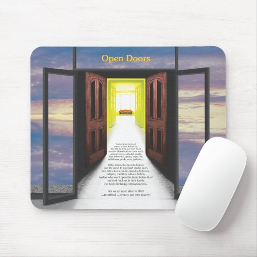 Open deuren (Break in Clouds) van Joseph James Muismat (Met muis)