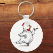Open Deuren met Dr Julia Chicken Sleutelhanger (Voorkant)