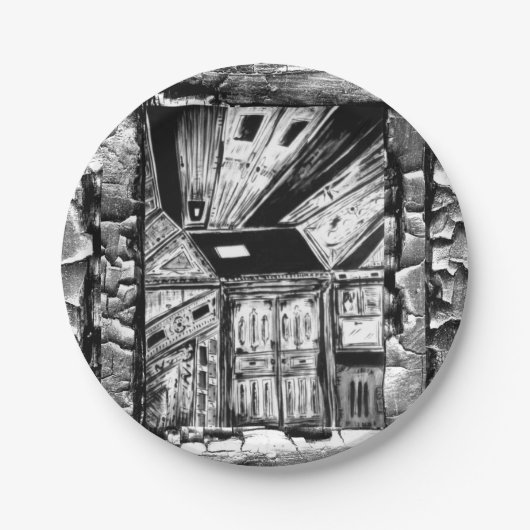 Open deuren papieren bordje (Voorkant)