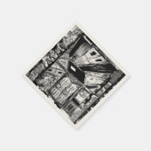 Open deuren servet (Hoek)