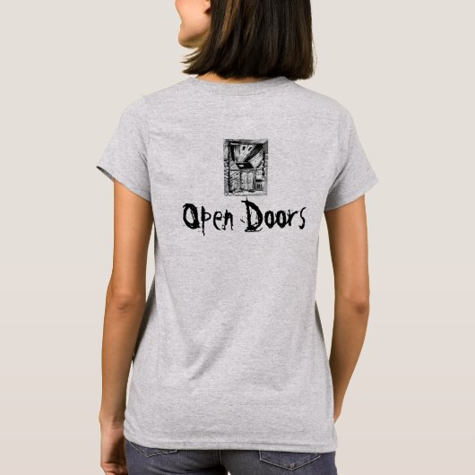 Open deuren t-shirt (Achterkant)