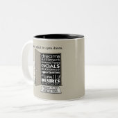 Open deuren tweekleurige koffiemok (Voorkant links)