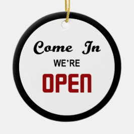 Open Deurschakelaar Keramisch Ornament