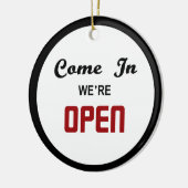 Open Deurschakelaar Keramisch Ornament (Links)