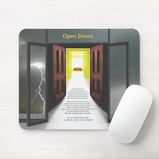 Open Doors (bliksem) van Joseph James Muismat (Met muis)