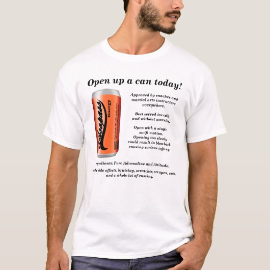 Open een blik van de hele doorn t-shirt (Voorkant)
