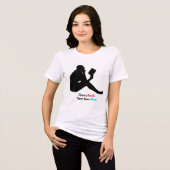 Open een boek, open je geest – Lezer ontwerp Tri-Blend Shirt (Voorkant volledig)