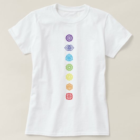 Open en controleer uw Chakra T-shirt (Design voorkant)