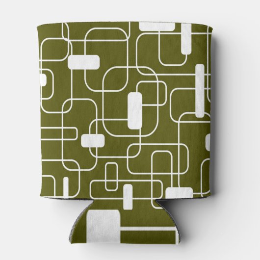 Open en gesloten rechthoeken - Camo Blikjeskoeler (Achterkant)