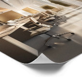 Open en luchtige kantoor poster (Hoek)