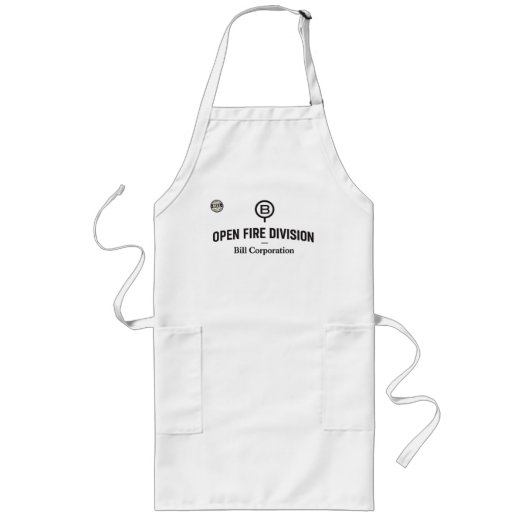 OPEN FIRE DIVISION – Bill Corporation Barbecue Lang Schort (Voorkant)