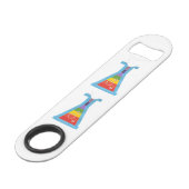 Open flaconflacon Volcano Speed Flessenopener (Voorkant Gekanteld)