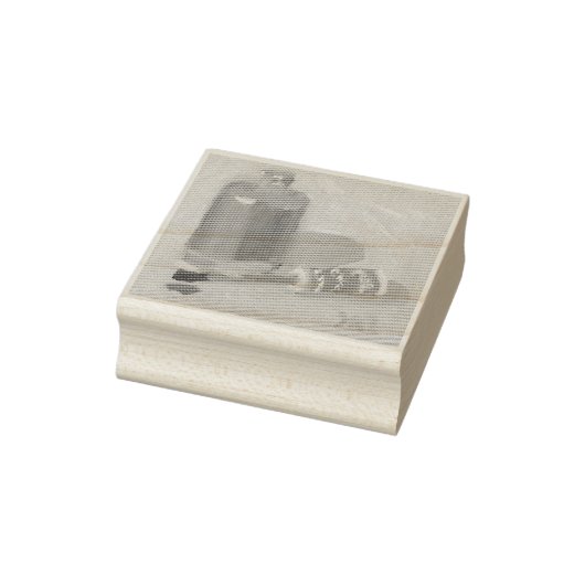 Open Fles Rubberstempel (Stempel)