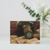 Open flesje briefkaart (Staand voorkant)