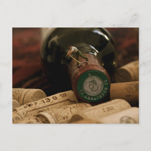 Open flesje briefkaart (Voorkant)