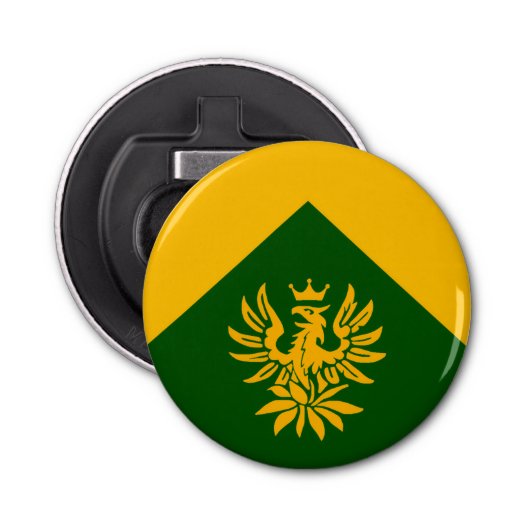 Open flesje button flesopener (Voorkant)