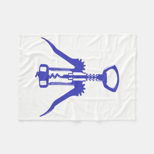 Open flesje fleece deken (Voorkant (Horizontaal))